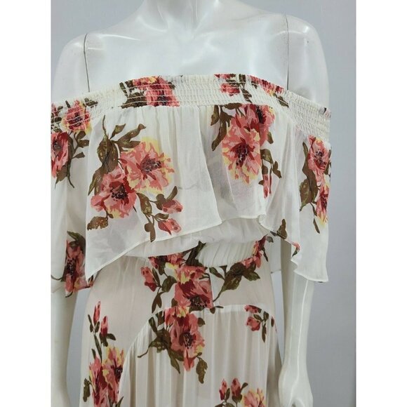 New Flynn Skye Miranda Maxi Dress Floral Chiffon - Picture 3 of 12